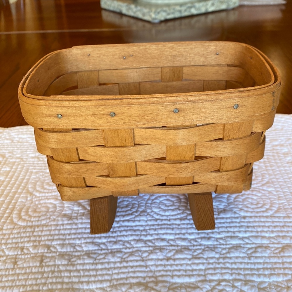 Longaberger cradle basket